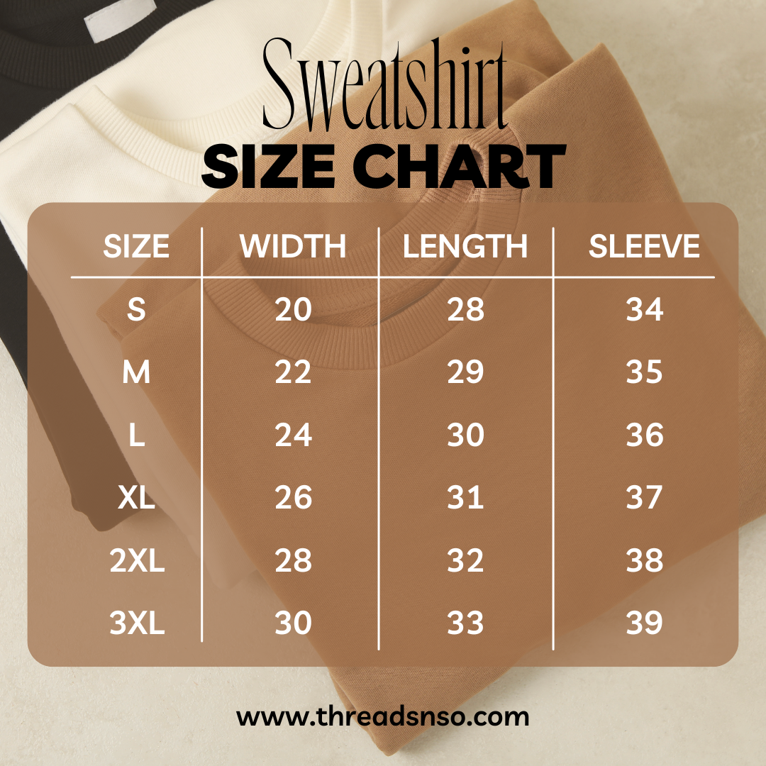 Customizable Embroidered Unisex Sweatshirt (Text only)