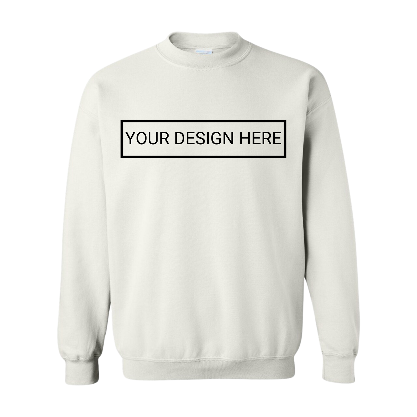 Customizable Embroidered Unisex Sweatshirt (Text only)