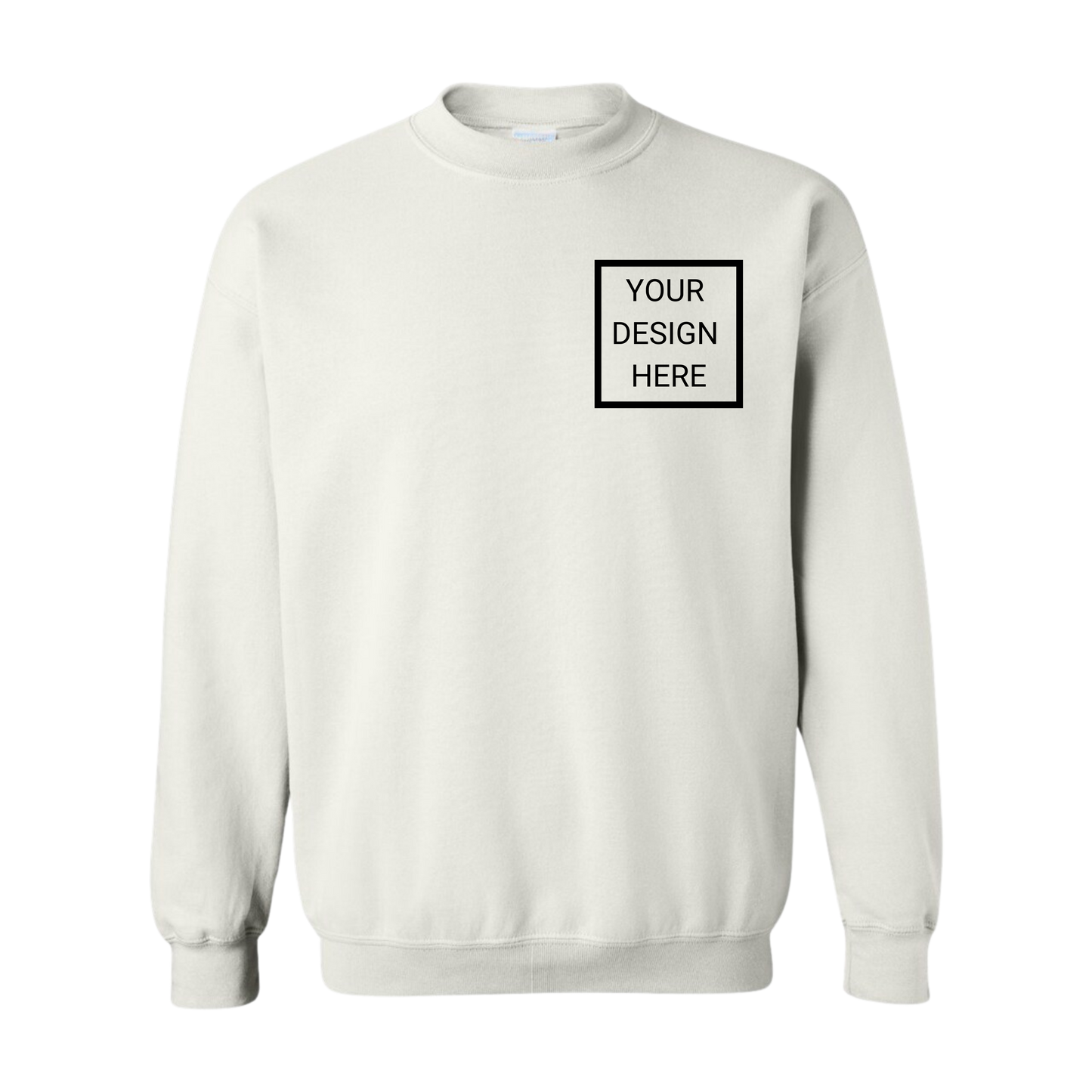 Customizable Embroidered Unisex Sweatshirt (Text only)