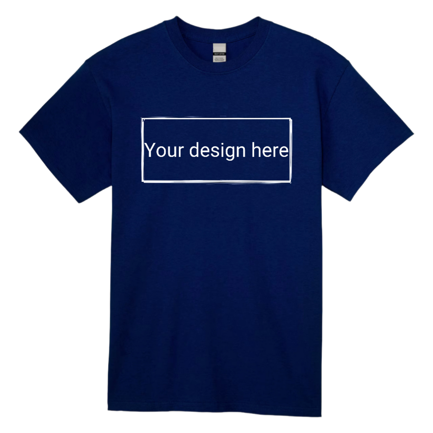 Customizable Embroidered Unisex T-Shirt (Text only)