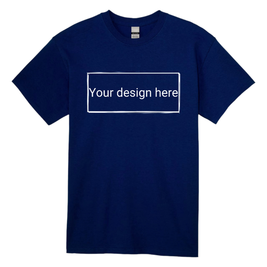 Customizable Embroidered Unisex T-Shirt (Text only)