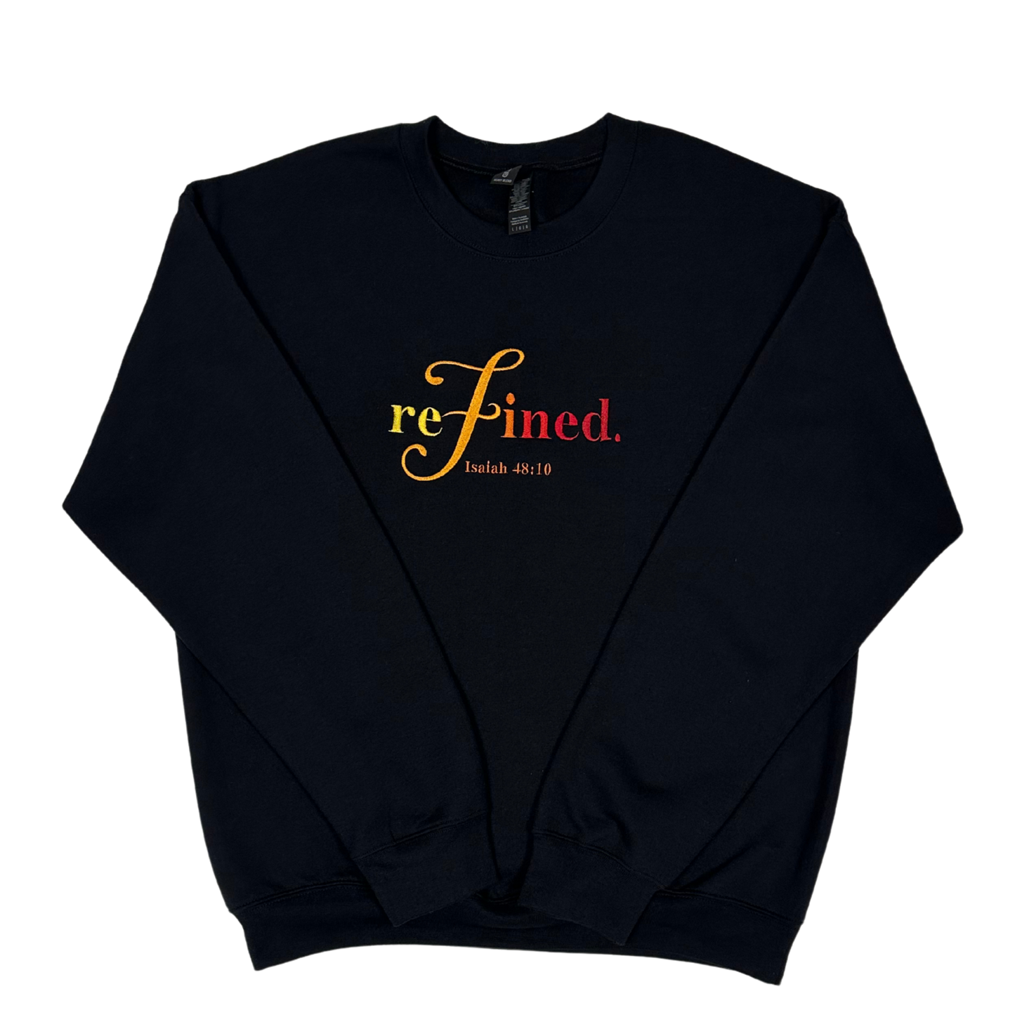 "Refined" Embroidered Sweatshirt